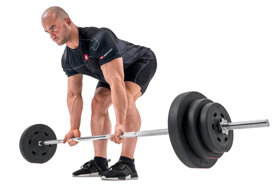 Hantelset 39kg + Langhantelstan - 1