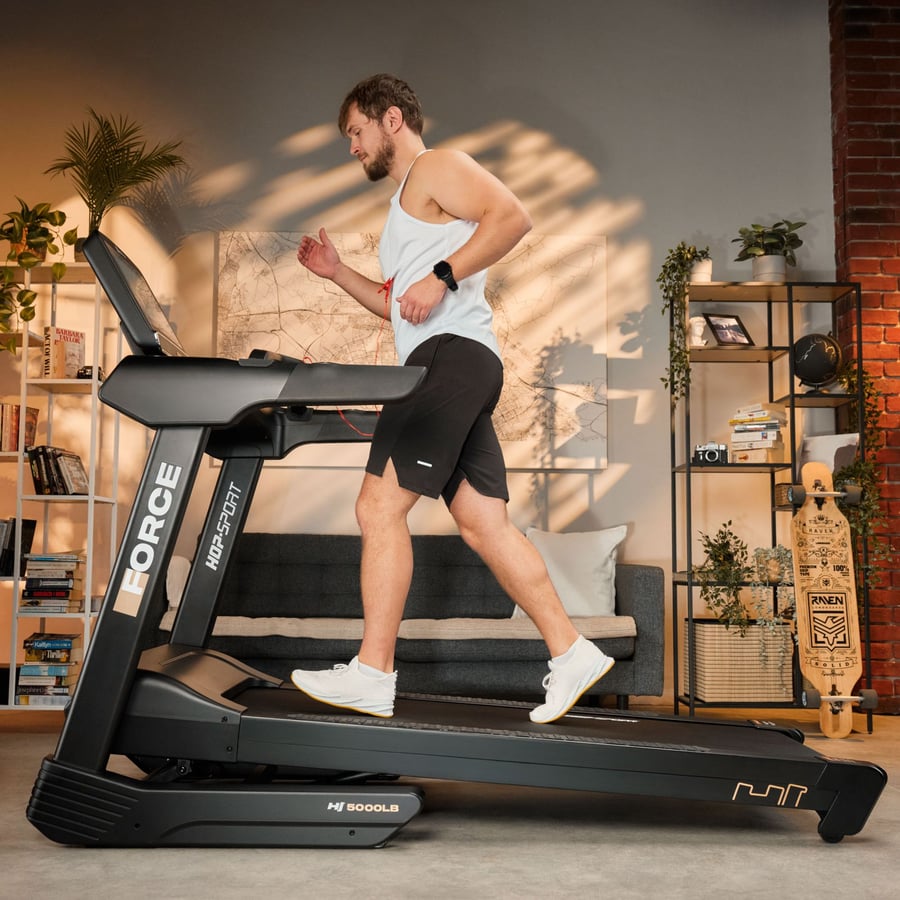 Bieżnia HS-5000LB Force Złoty - - 9