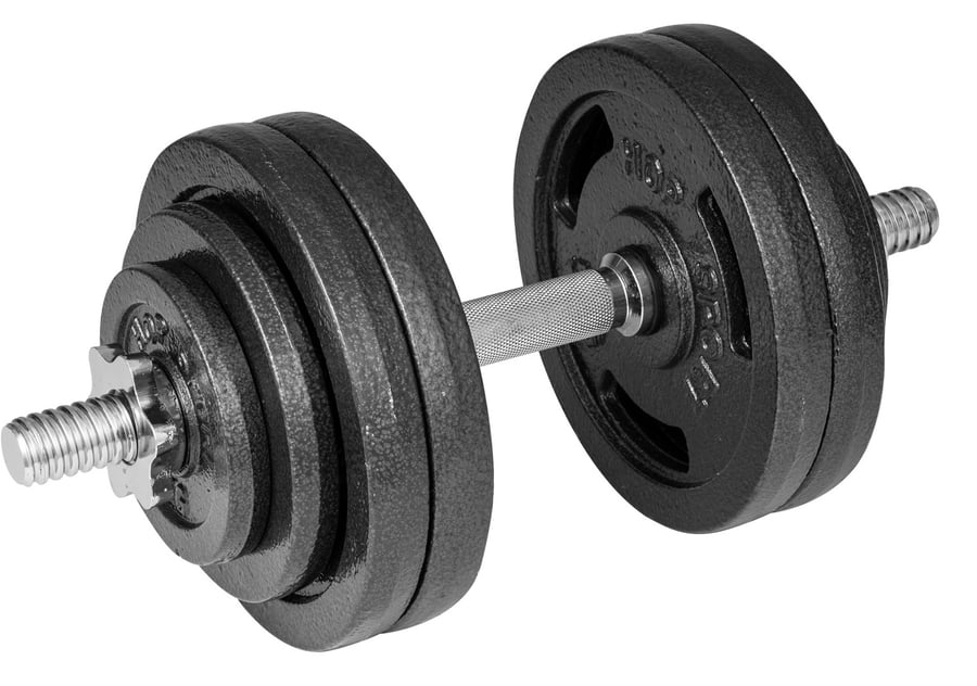 Kurzhantelset aus Gusseisen 1x3