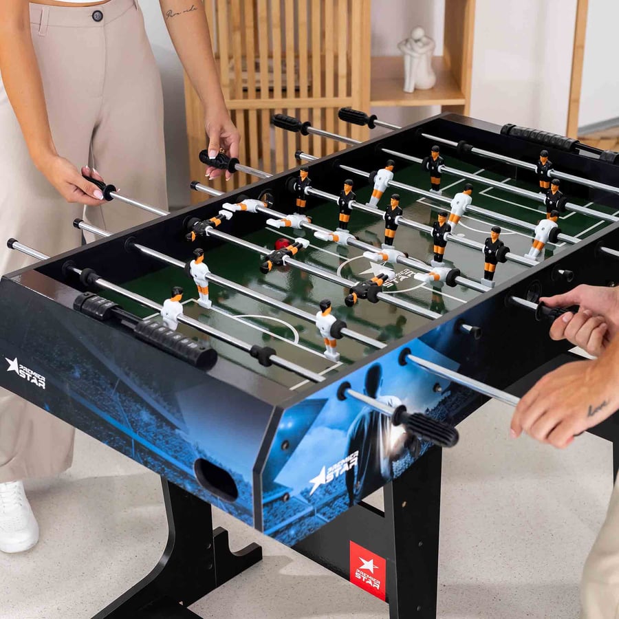 Tischkicker SECTOR- schwarz-wei