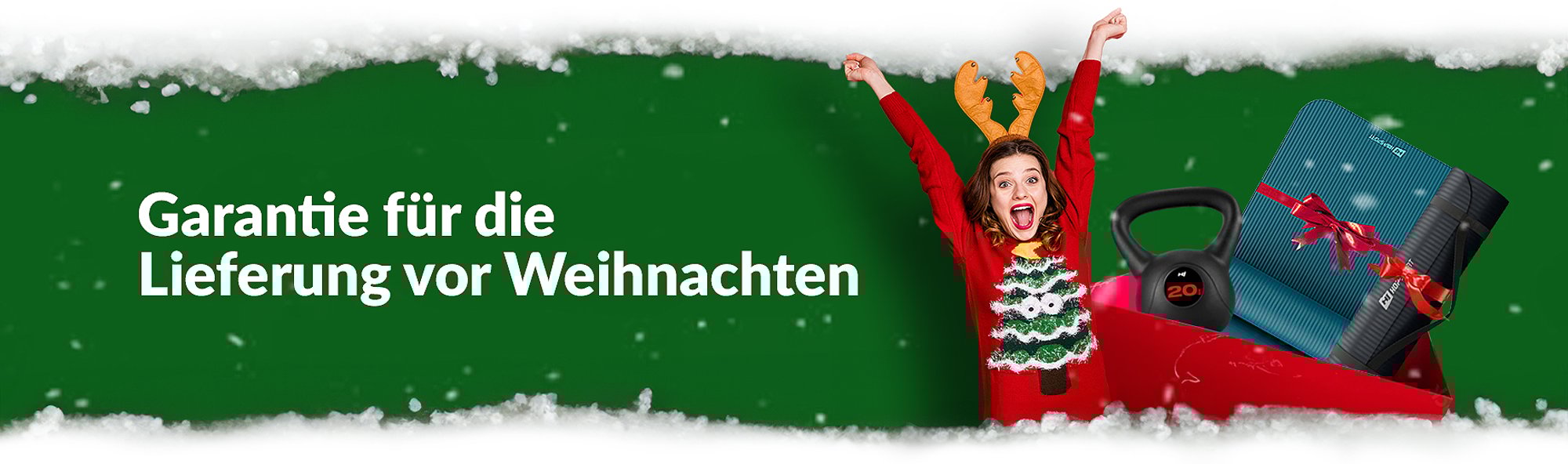 Garantie für die Lieferung vor Weihnachten