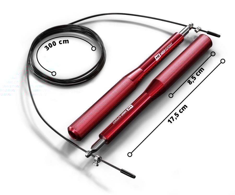 Springseil aus Aluminium mit Ku