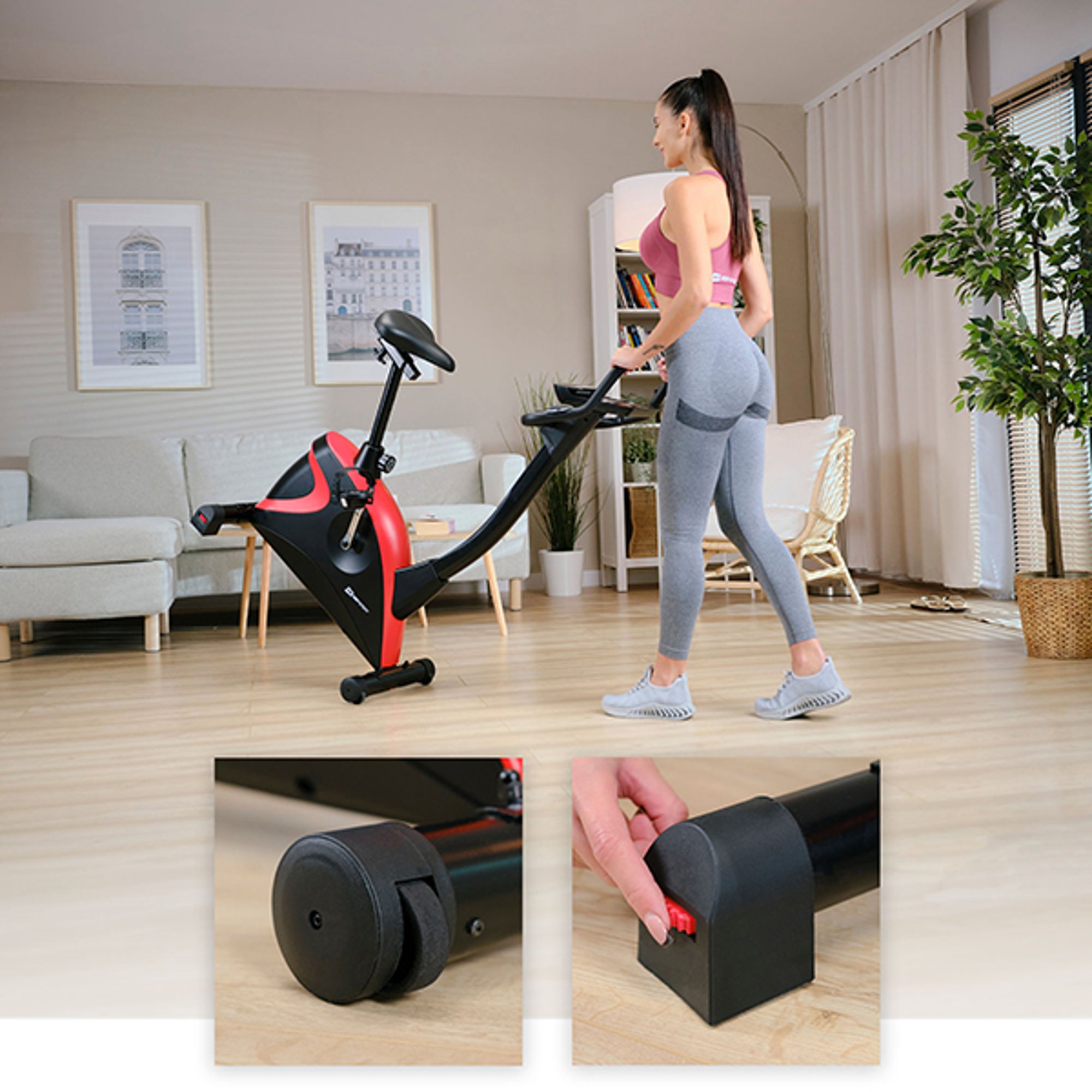 Transportrollen für einfaches Transport beim Heimtrainer 005H Host