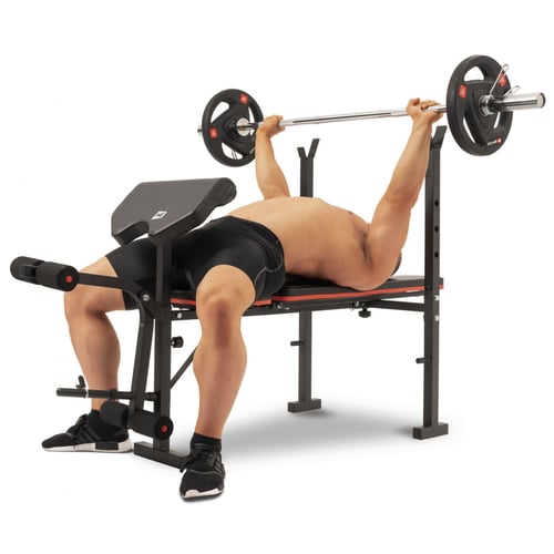 Hantelset 75kg mit Hantelbank 1