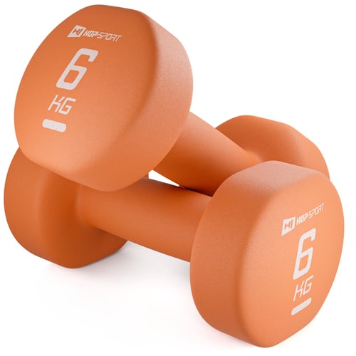 Zestaw hantelek winylowych okrą