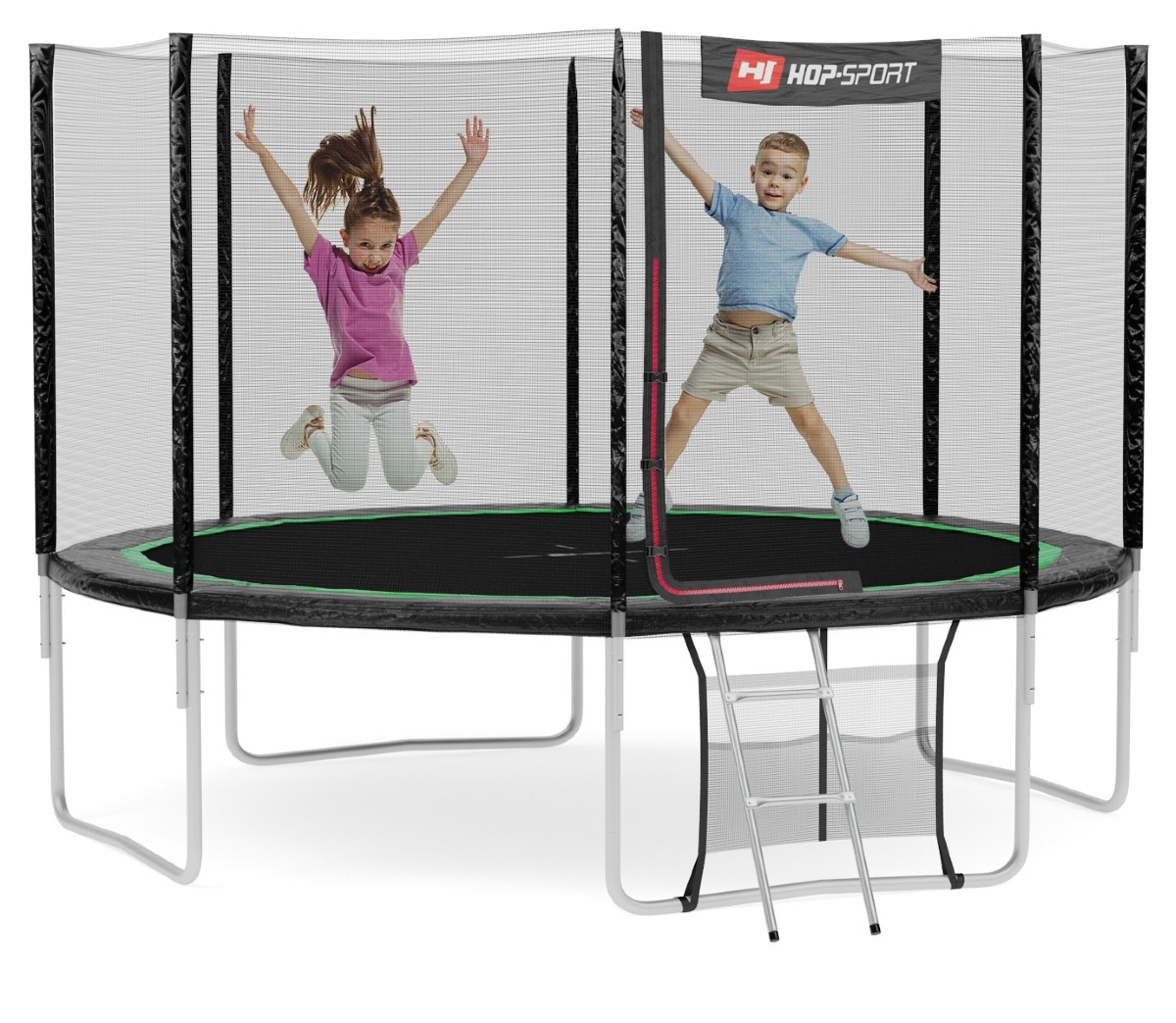 Kinder springen auf dem Trampolin von Hop-Sport