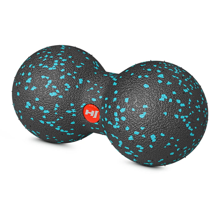 Massageball-Duo von Hop-Sport mit 80 mm Kugeln – optimal für Wirbelsäulen- und Nackenmassage