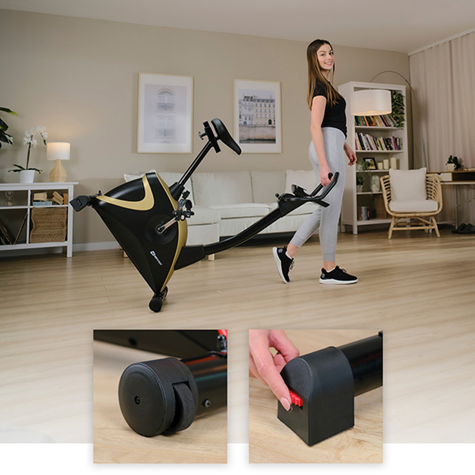 Transportrollen für einfaches Transport beim Heimtrainer 005H Host