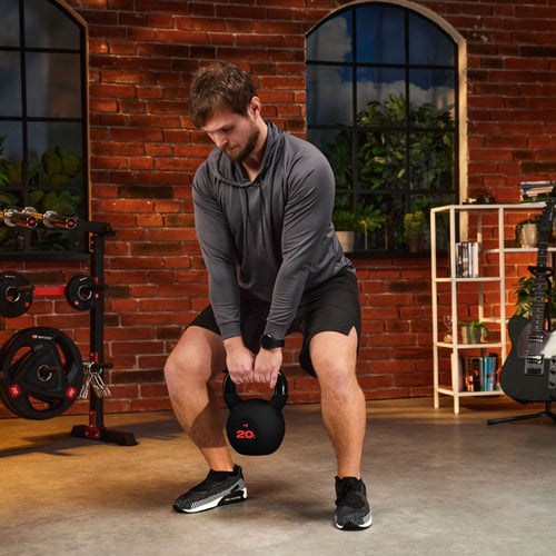 Kettlebell żeliwny 20kg HS-IB02