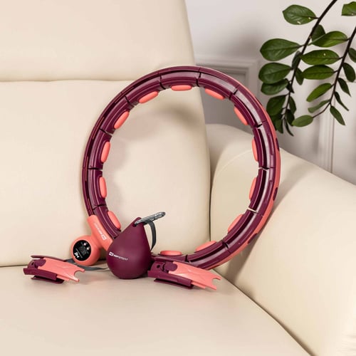 HULA HOOP CIEMNO RÓŻOWE NOWE