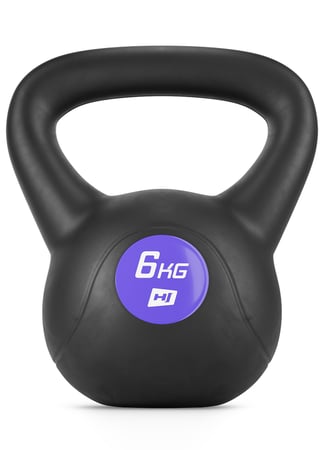 Kettlebell aus Kunststoff 6kg H - 1