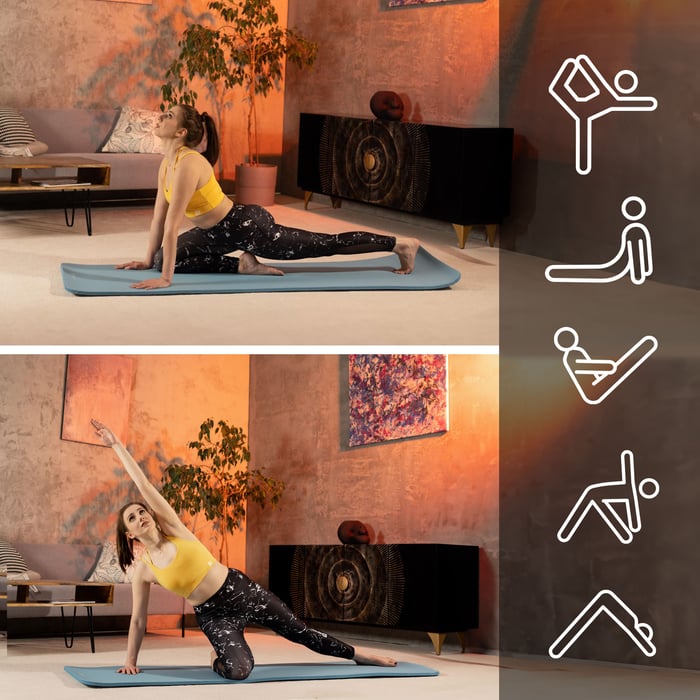 Eine Matte, die sich für jede Art von Training eignet!