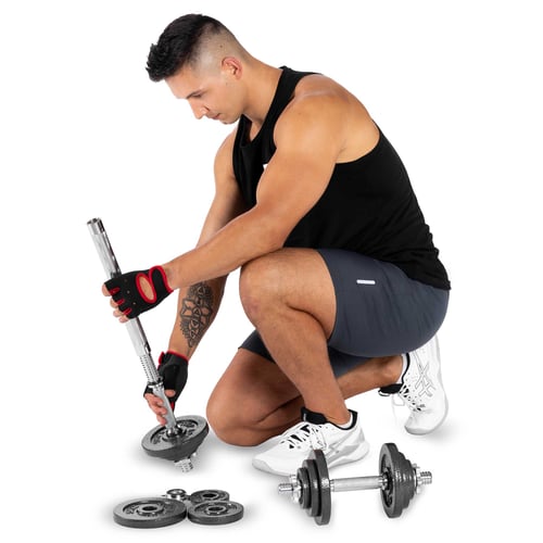 Gusseisen Kurzhantel-Set 2x15kg