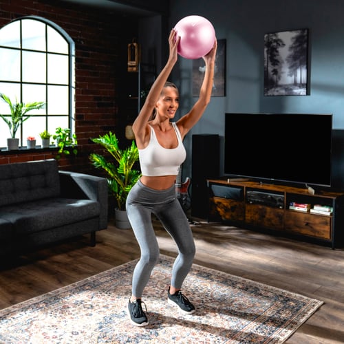 Piłka pilates 25cm HS-025PB cze