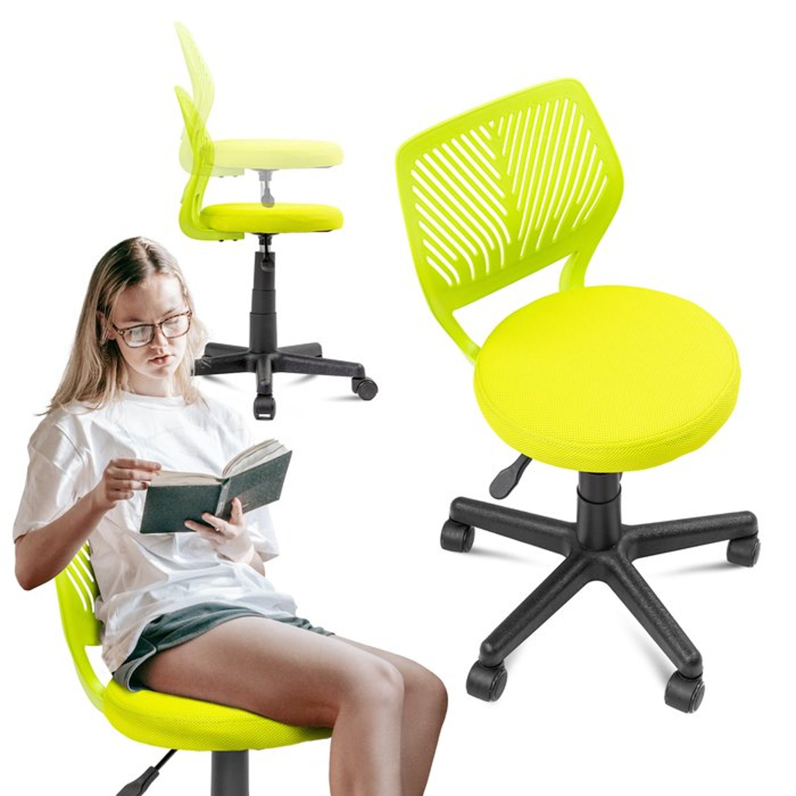 Bürostuhl Smart mit runder Sitzfläche