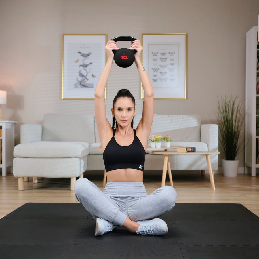 Kettlebell żeliwny 10kg HS-IB01 - 4