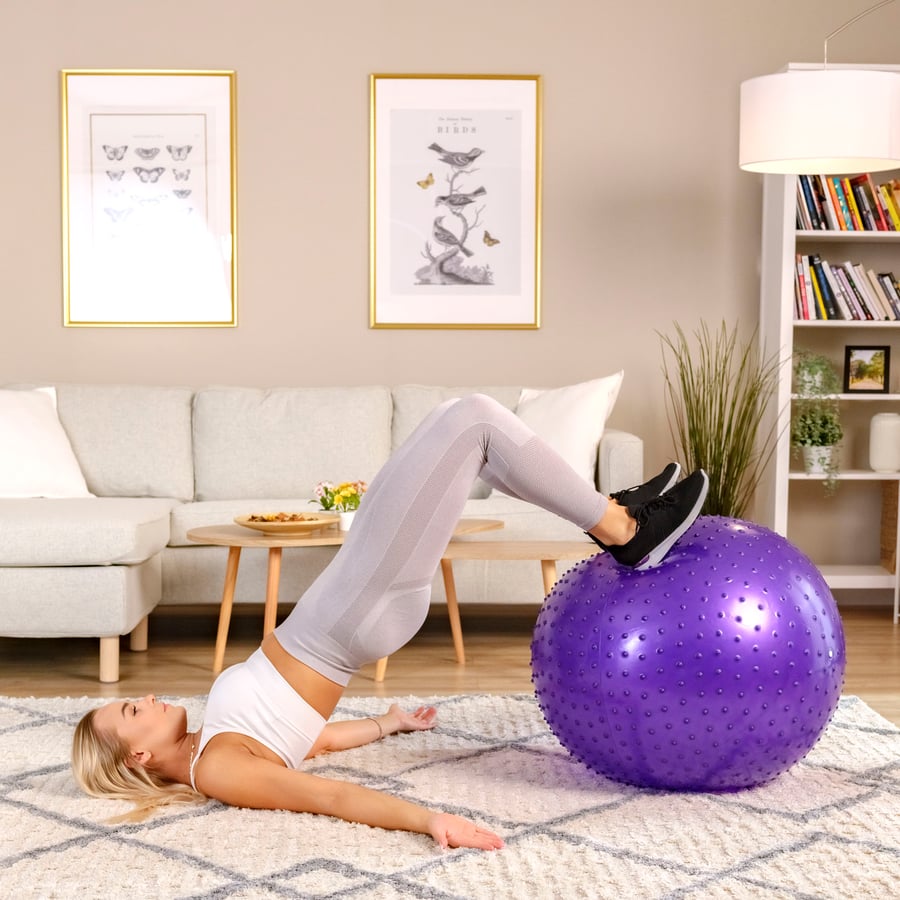 Piłka fitness z wypustkami 65cm