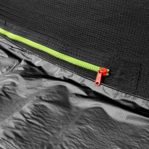 Reißverschluss am Hop-Sport Trampolin Sicherheitsnetz