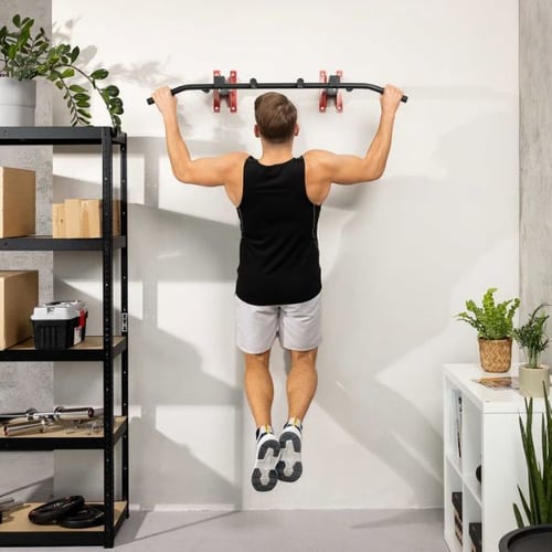 Klimmzug Trainingsplan mit Hop-Sport Wand-Klimmzugstange