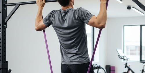 Wie hilft ein Widerstandsband bei Klimmzügen?