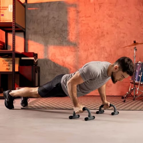 Calisthenics Push-up Training mit Hop-Sport Liegestützgriffen