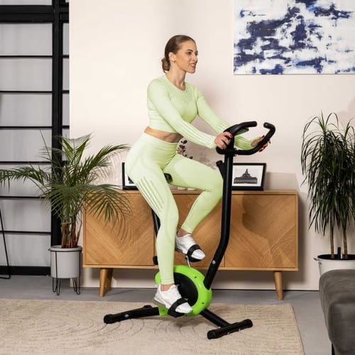 Hop-Sport Heimtrainer in Grün für das Training in den eigenen vier Wänden