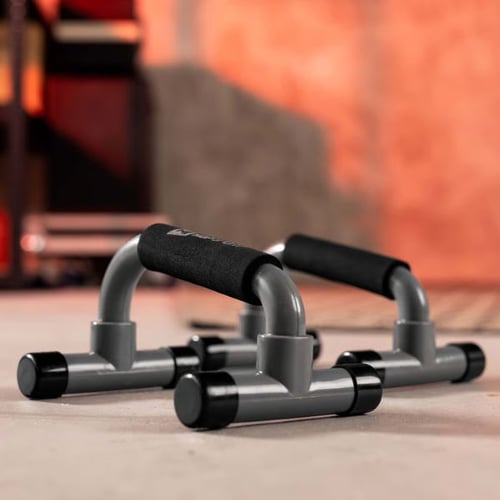 Hop-Sport graue Liegestützgriffe aus Kunststoff von Hop-Sport im Test 
