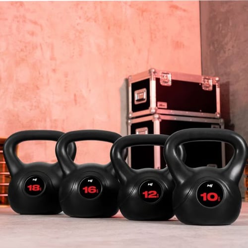 Hop-Sport Kettlebells mit 10 bis 18 kg für Dips mit Gewicht