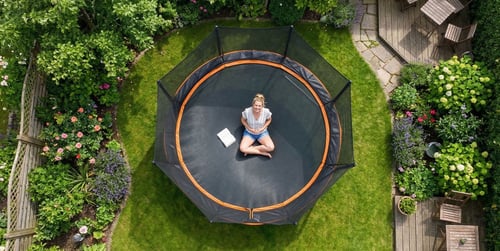 Springen auf dem Trampolin in der Schwangerschaft – ja oder nein?