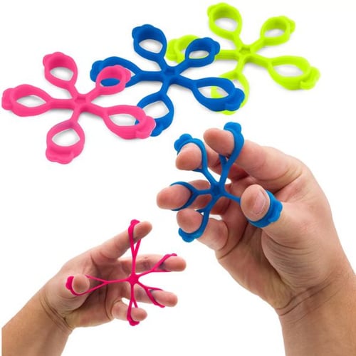 Bunte Hop-Sport Finger-Expander aus Silikon zur Stärkung der Fingerstreckmuskulatur – Handtrainer im Test