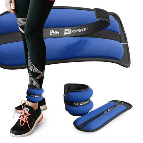 Hop-Sport Gewichtsmanschetten 2 kg für Hand- und Fußgelenke