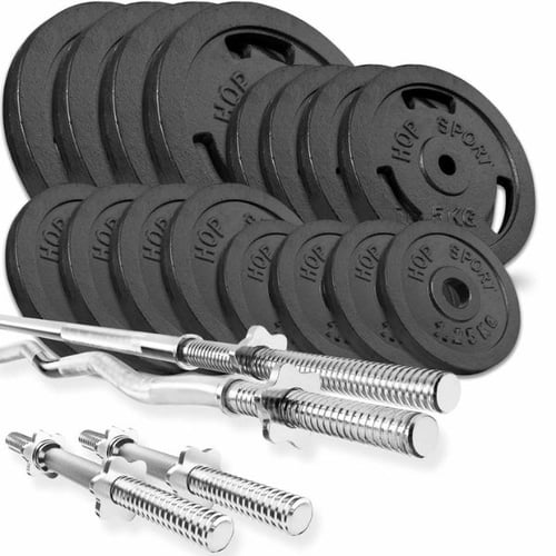 hop-sport 96 kg Gusseisen Hantelset im test