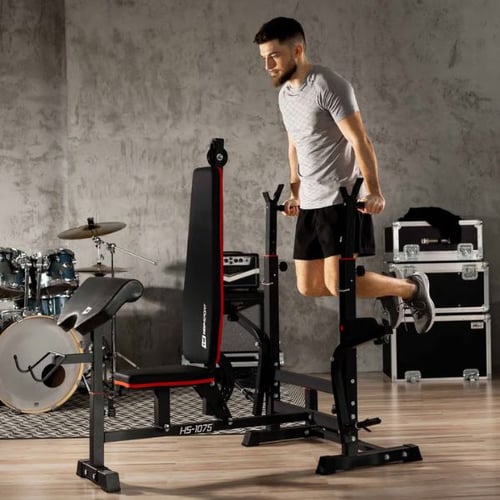 Produkttest: Multifunktions-Hantelbank HS-1075 mit Latzugturm von Hop-Sport