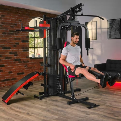 Beinstrecker-Übung an Hop-Sport Kraftstation