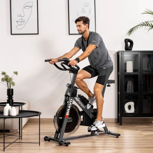 Hop-Sport Indoor Fahrrad für Intervalltraining zuhause