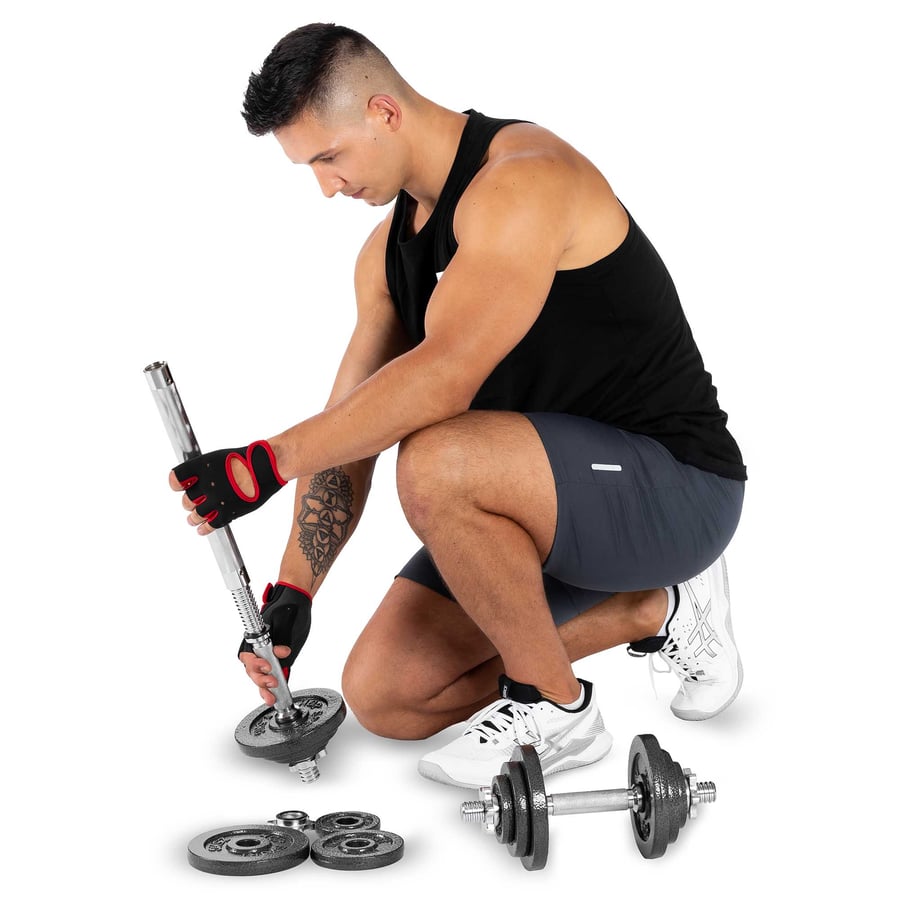 Gusseisen Kurzhantel-Set 2x10kg