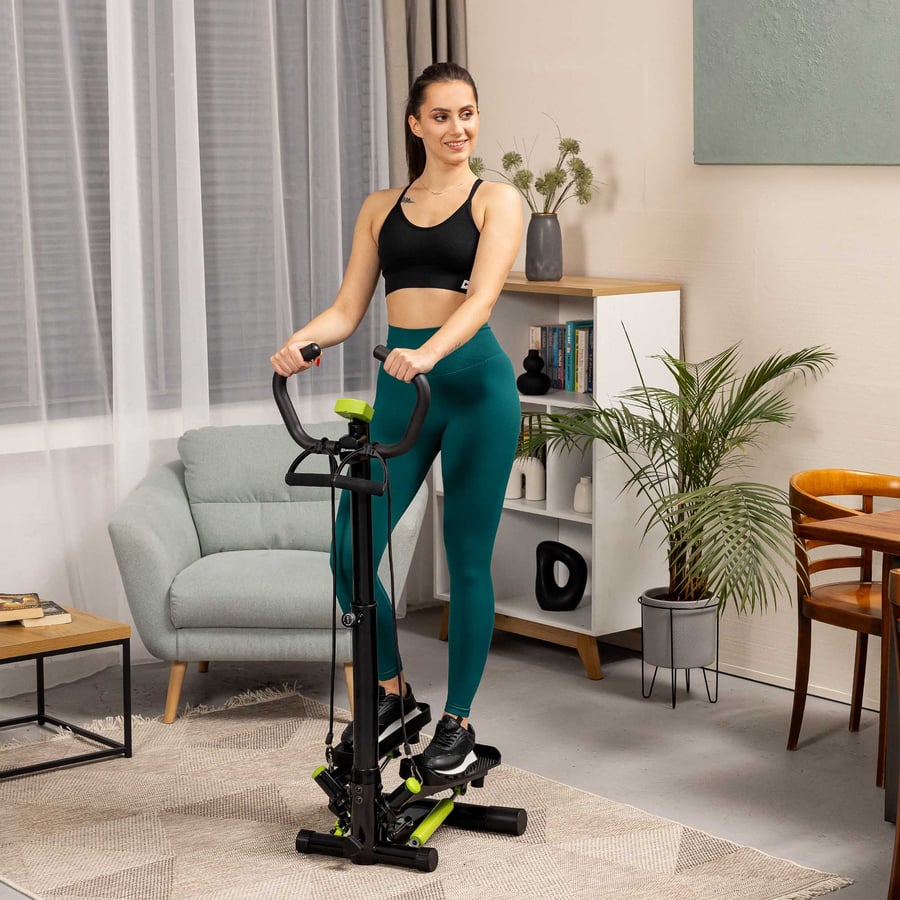 Swing Stepper mit dem Haltegrif