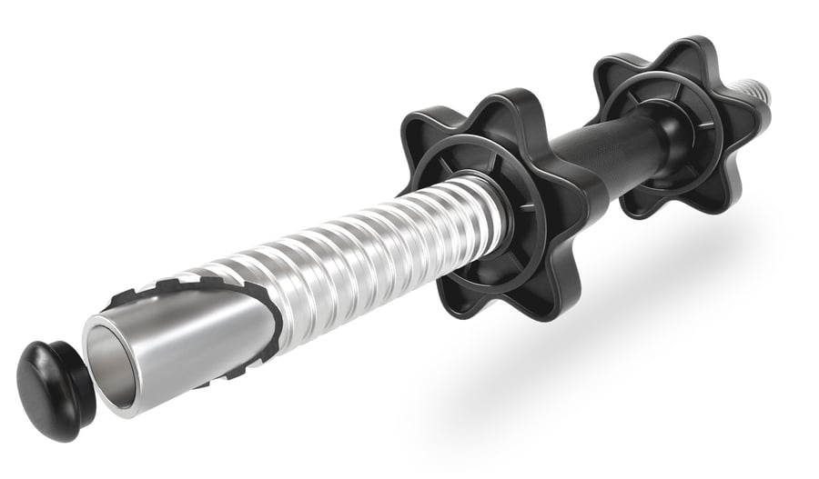 Hantelset 135kg mit Hantelbank