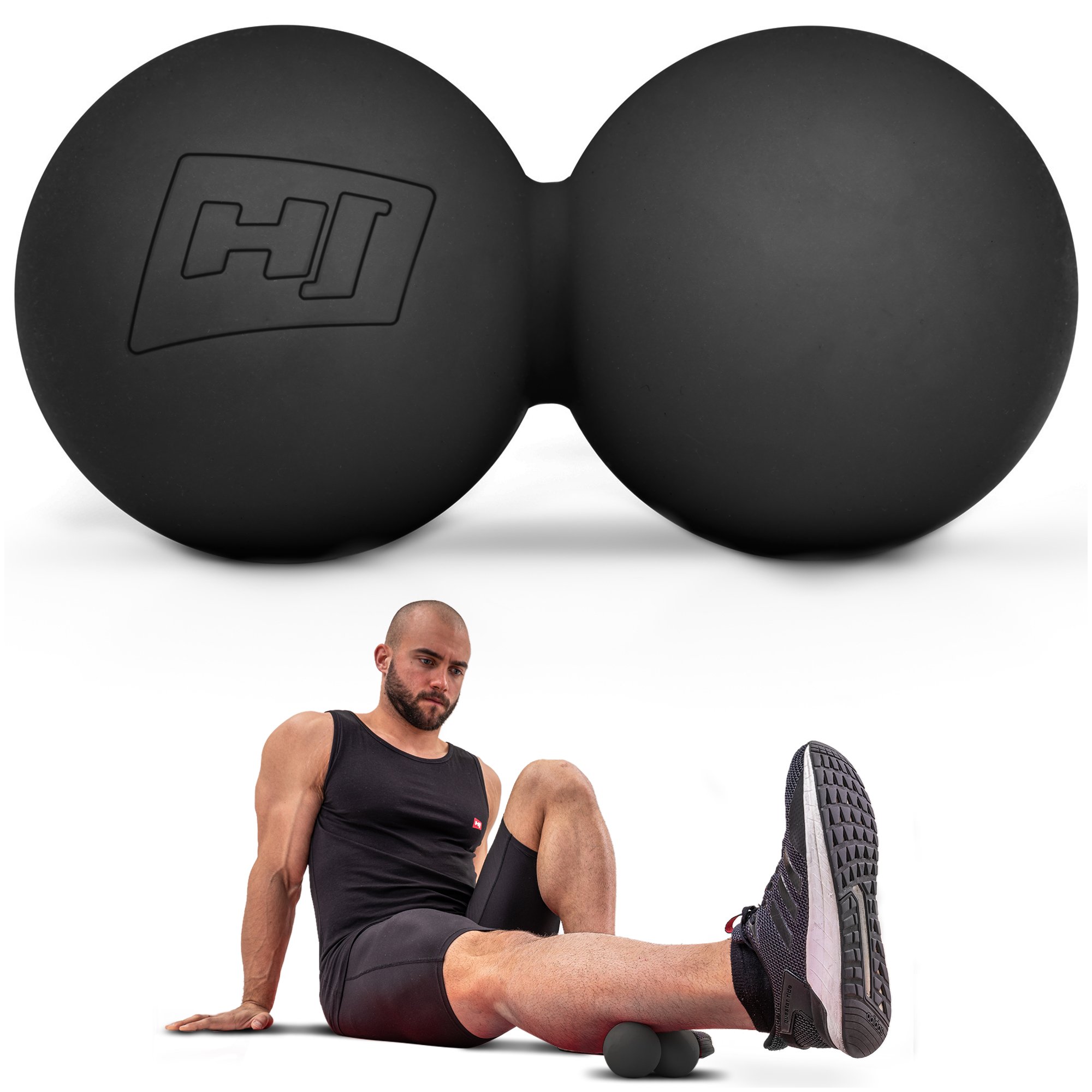 Effektive Selbstmassage mit Ball von Hop-Sport – reduziert Verspannungen und fördert die Durchblutung