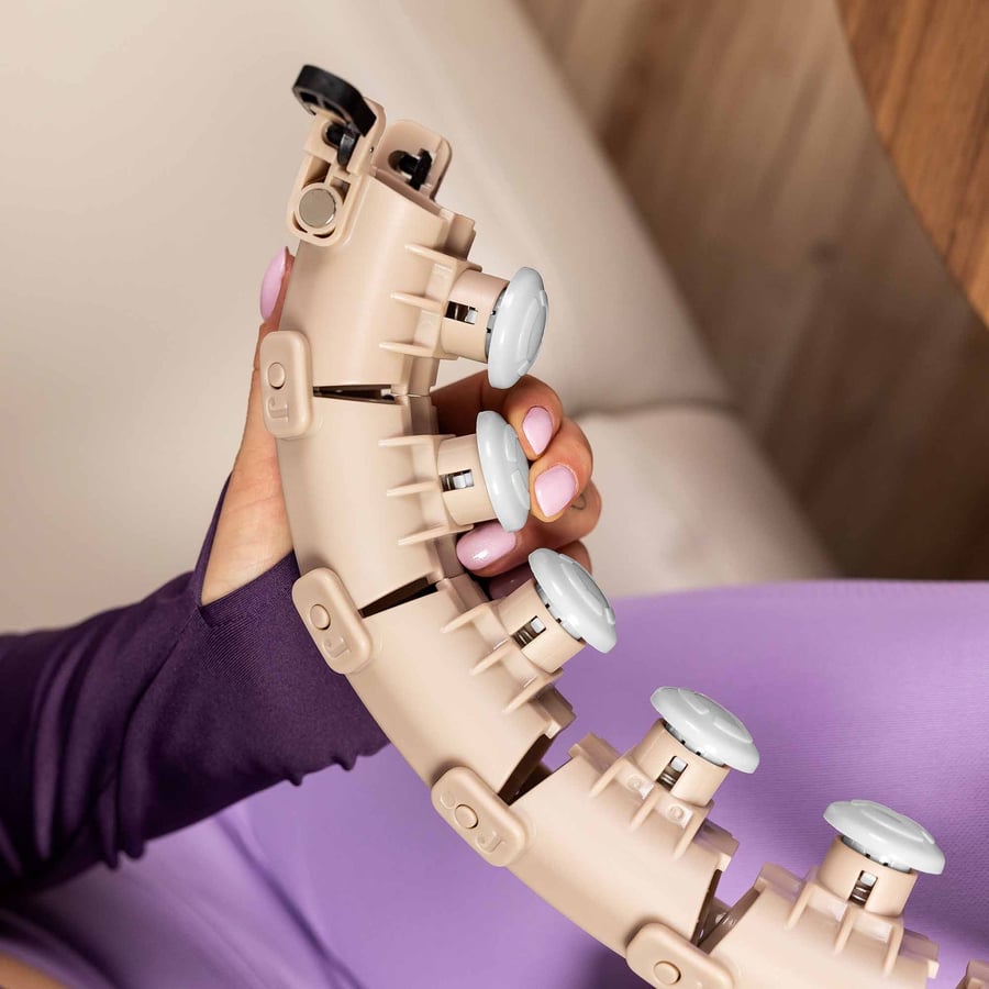 Hula Hoop Beżowe NOWE