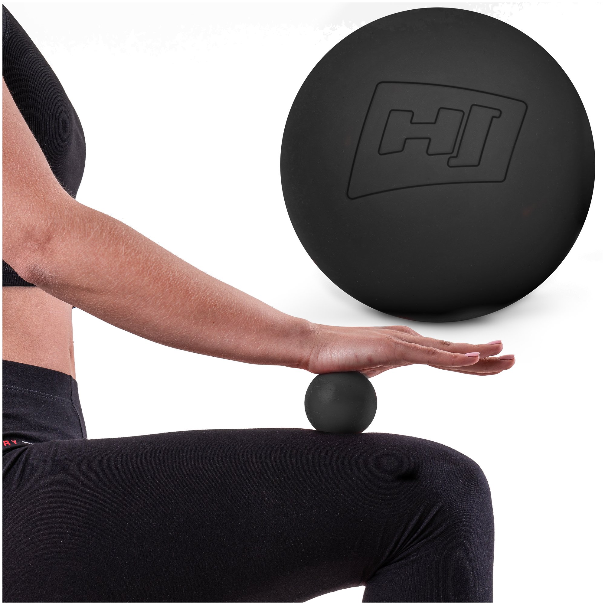 Faszienball von Hop-Sport fördert die Durchblutung und hilft beim Straffen der Haut bei Cellulite