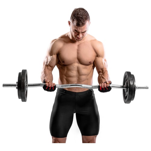 57kg Guss Hantelset Curlhantel