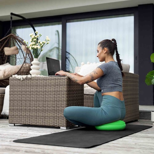 Poduszka sensoryczna  zielona z