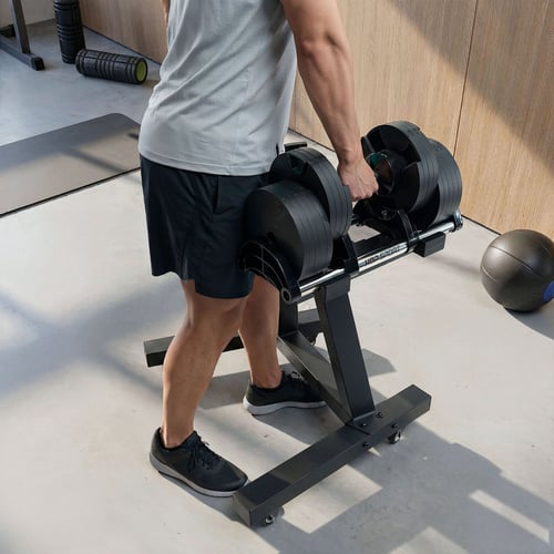 Stojak na hantle regulowane HS-