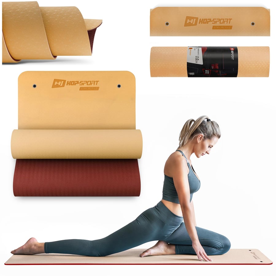 Yogamatte TPE mit Ösen 0,8cm HS - 8