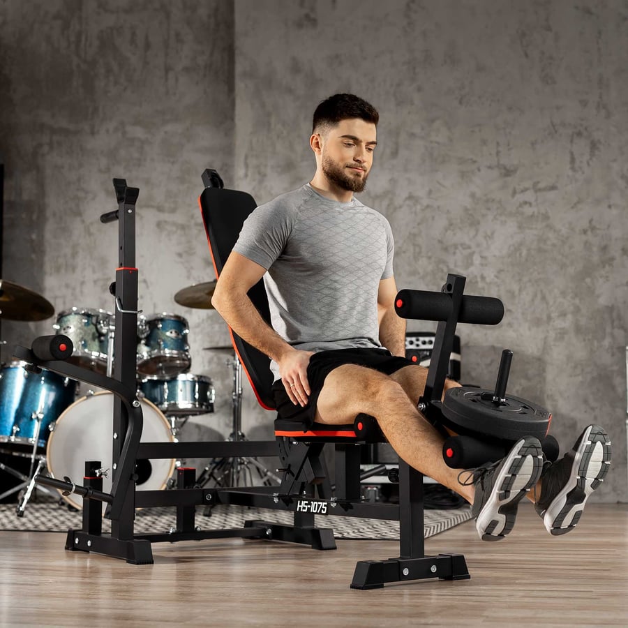 Hantelbank HS-1075 mit Latzug