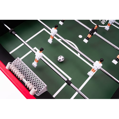 Tischkicker CORNER- schwarz-rot