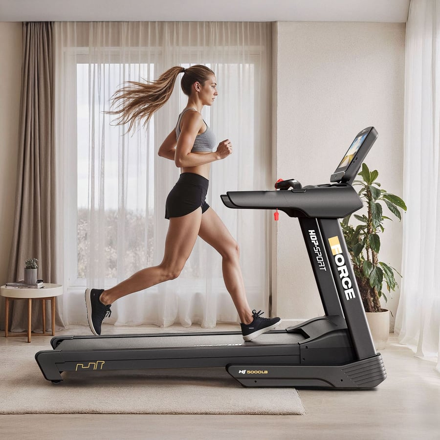 Bieżnia HS-5000LB Force Złoty - - 1