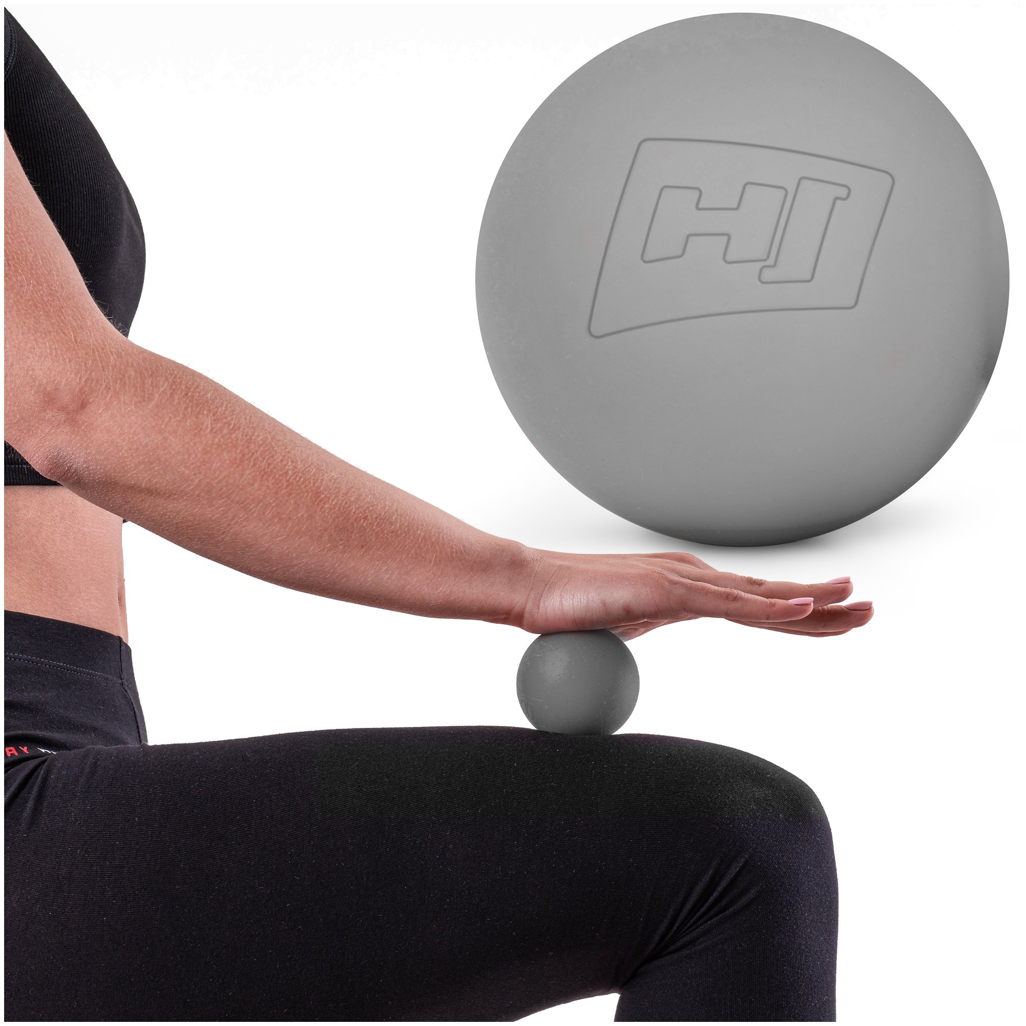 Faszienball von Hop-Sport fördert die Durchblutung und hilft beim Straffen der Haut bei Cellulite