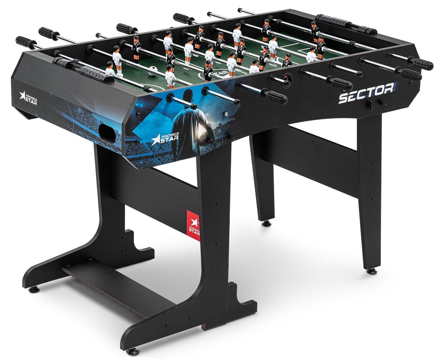 Tischkicker SECTOR- schwarz-wei